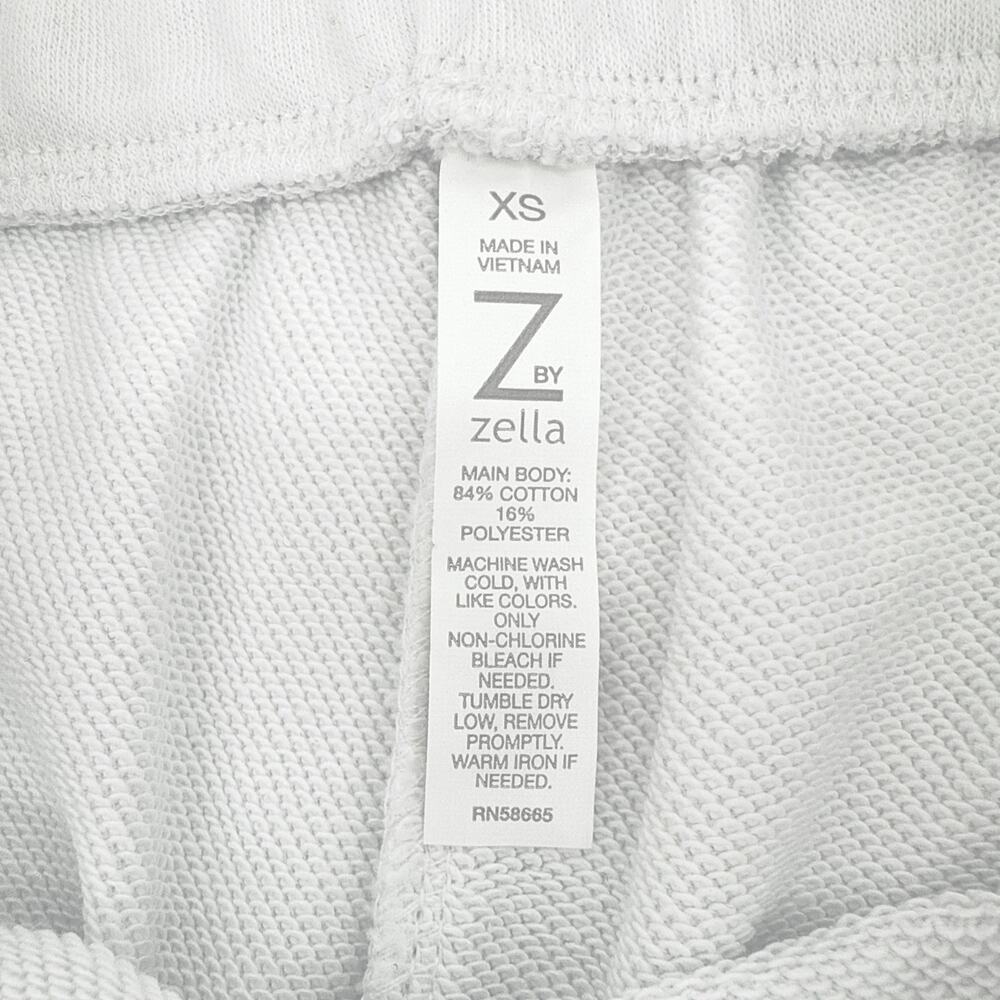 Z by ZELLA Level Up Terry Shorts in White XS - Picture 6 of 9